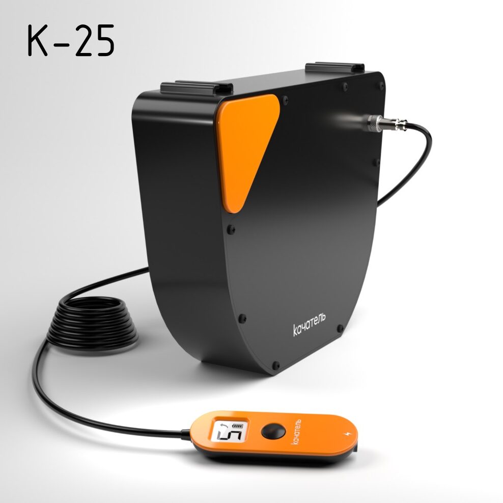 Прибор Качатель версии K-25 на белом фоне
